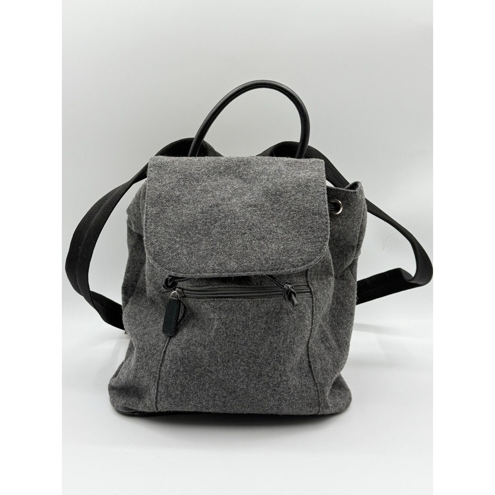 B17‎ Vintage Talbots Wool Blend Backpack Grey